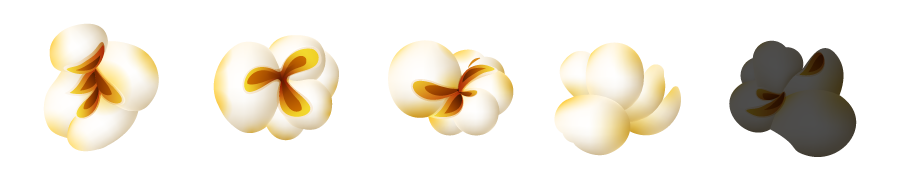 4 Popcorns